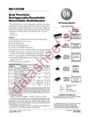 MC14538BDWR2G datasheet  